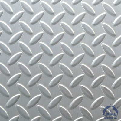 Рифлёный алюминиевый лист "Чечевица" 1,5х1500х3000 мм 1105 купить  в Магнитогорске