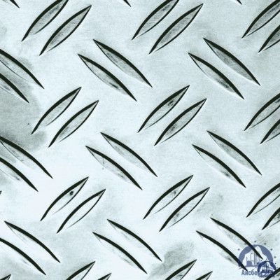 Рифлёный алюминиевый лист "Дуэт" 4х1200х3000 мм АМГ2Н2Р купить  в Магнитогорске